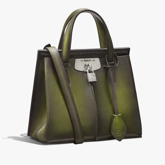 Luti 25 Messenger In Leather, NERO CAVIAR, hi-res 2