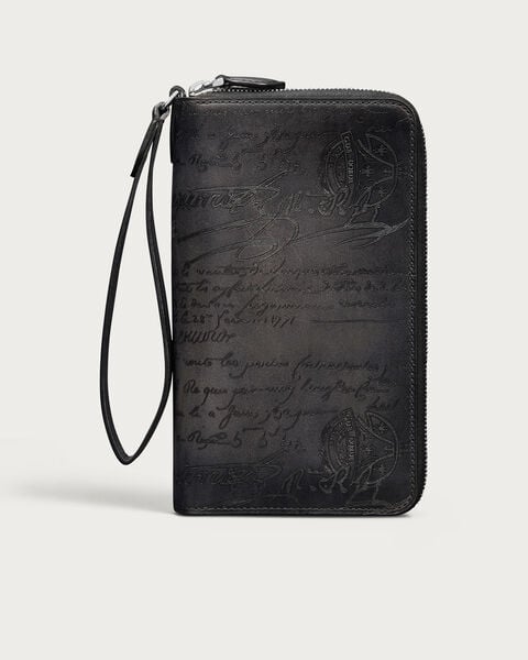 Pochette Zipp&eacute;e Tali, Nero Grigio, hi-res