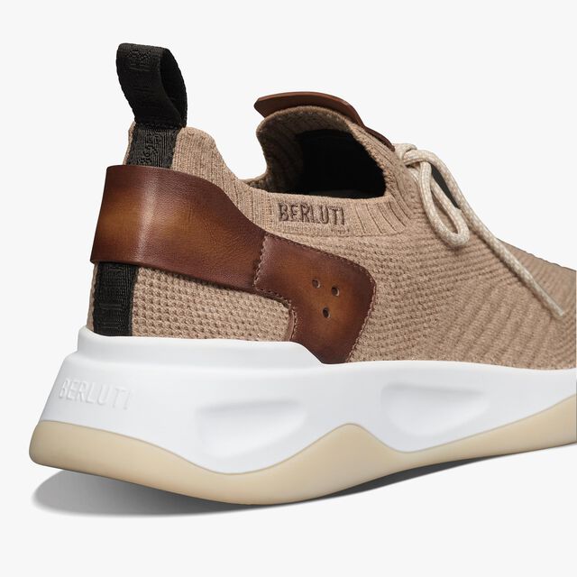 Shadow Cashmere And Lagoon Calf Sneaker, BEIGE, hi-res 5