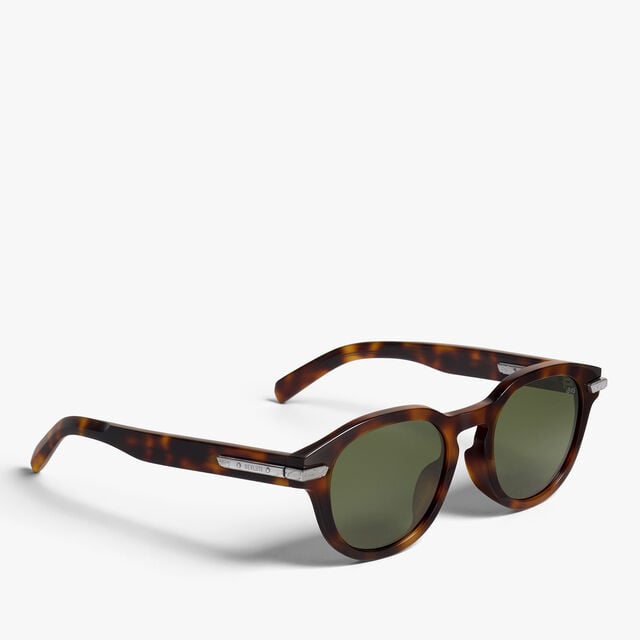 Sunrise Acetate Sunglasses, DARK HAVANA + SOLID GREEN, hi-res 2