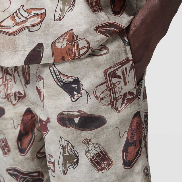 Iconic Summer Swim Shorts, ICONIC SUMMER BROWN, hi-res 3