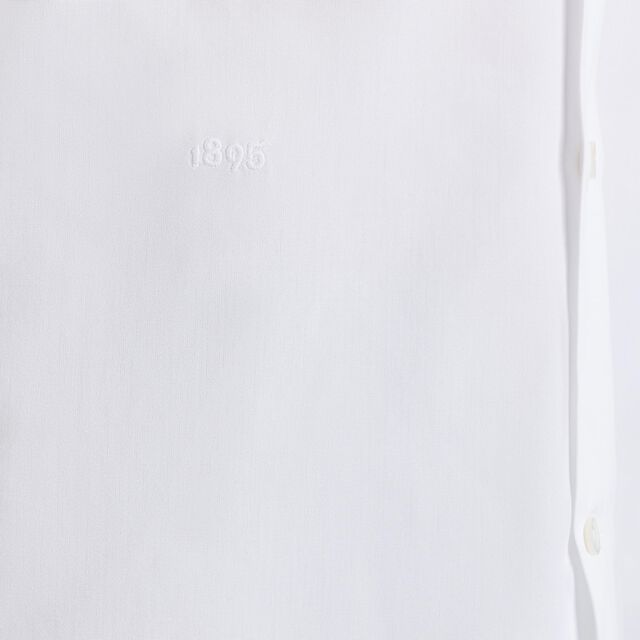 Cotton Poplin Alessandro Shirt, PAPER WHITE, hi-res 5