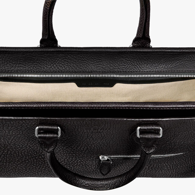 Un Jour Leather Briefcase, CARBON BLACK, hi-res 6