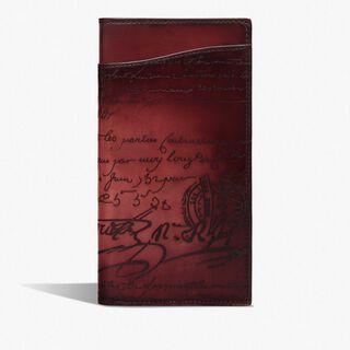Santal Gradiant Scritto Leather Long Wallet, LIGHT SAINT EMILION, hi-res