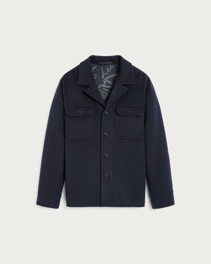 Berluti ダブルフェイス ボタン オーバーシャツ