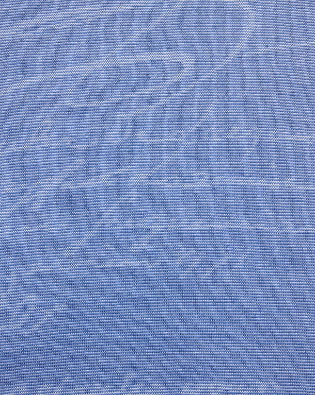 Light Scritto Pattern Short-Sleeves Crewneck, Helvetia Blue, hi-res