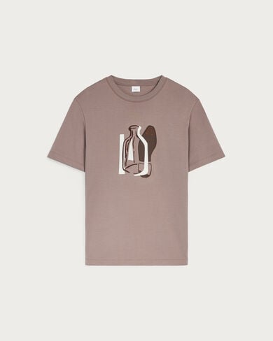 ベルルッティ アートワーク カレッジ Tシャツ, Taupe Powder, hi-res