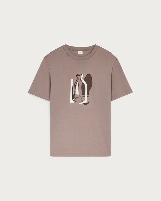 ベルルッティ アートワーク カレッジ Tシャツ, Taupe Powder, hi-res