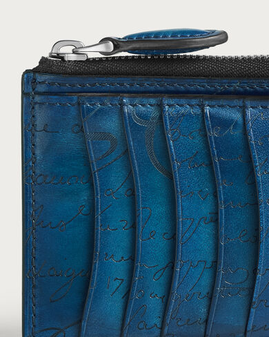 Koa Maxi Zipped Card Holder, Gasoline, hi-res