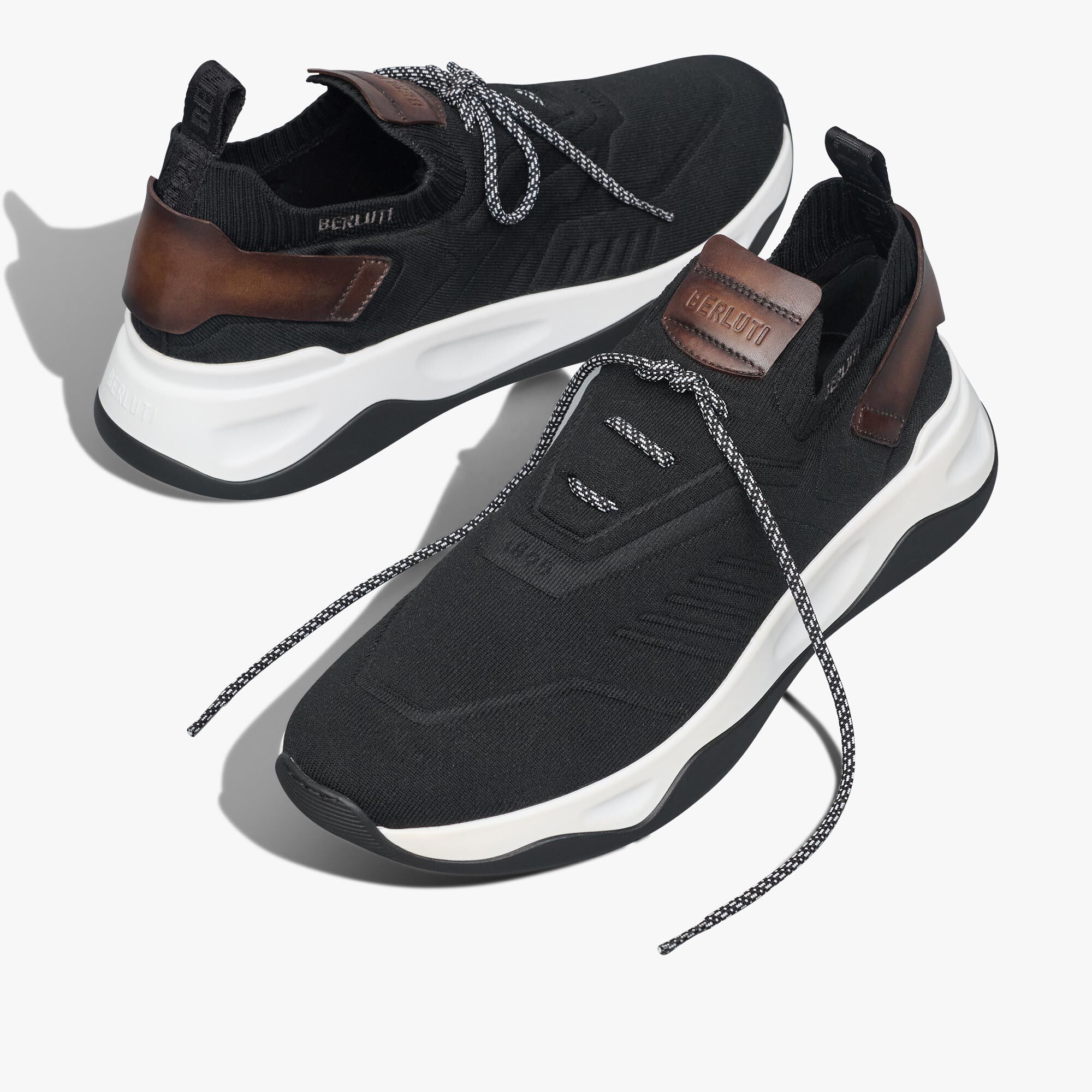 Shadow Knit And Leather Sneaker | Berluti ID