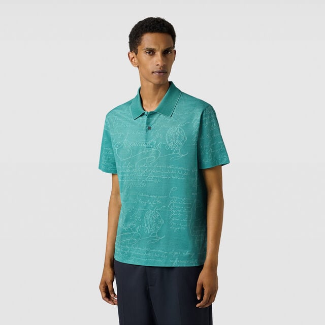 Scritto Pique Polo, LIGHT TEAL GREEN, hi-res 2