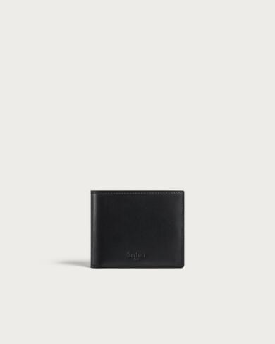 Makore Slim Compact Wallet, Black, hi-res