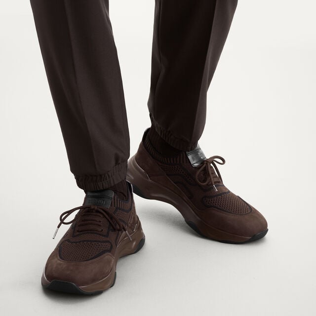 Shadow Knit, Nubuck Calf And Lagoon Calf Sneaker, LEGNO, hi-res 2