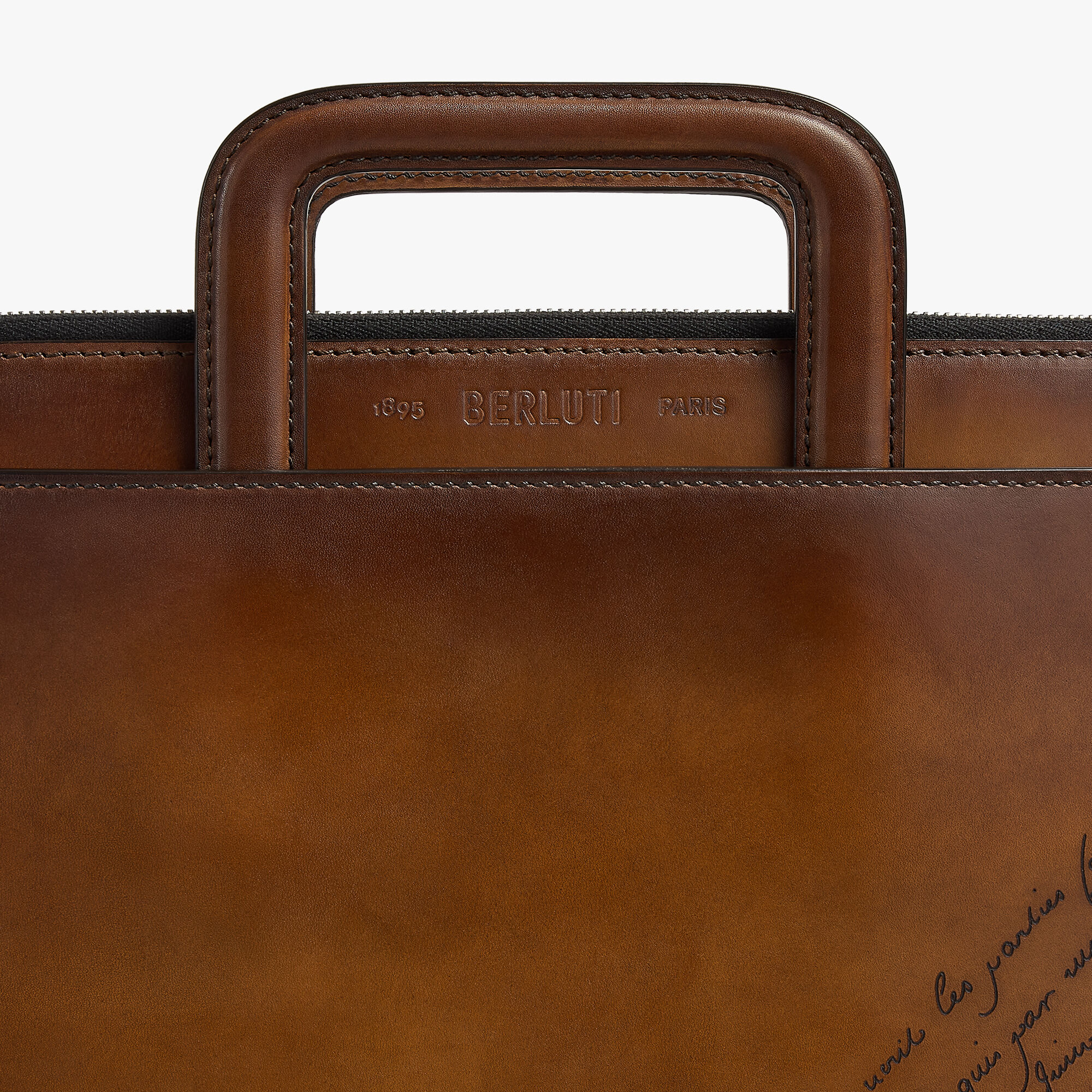 リフト スクリット カーフレザー ブリーフケース | ベルルッティ JP