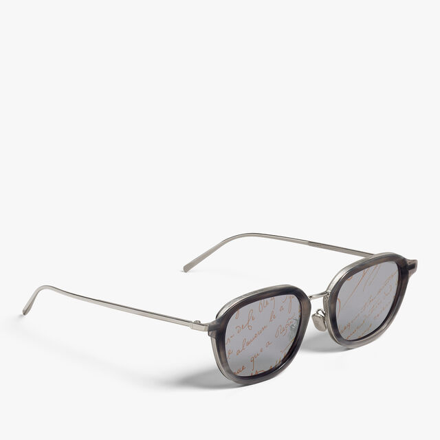 Equinox Metal And Acetate Sunglasses, LIGHT ALUMINIO + MIRROR SCRITT, hi-res 2