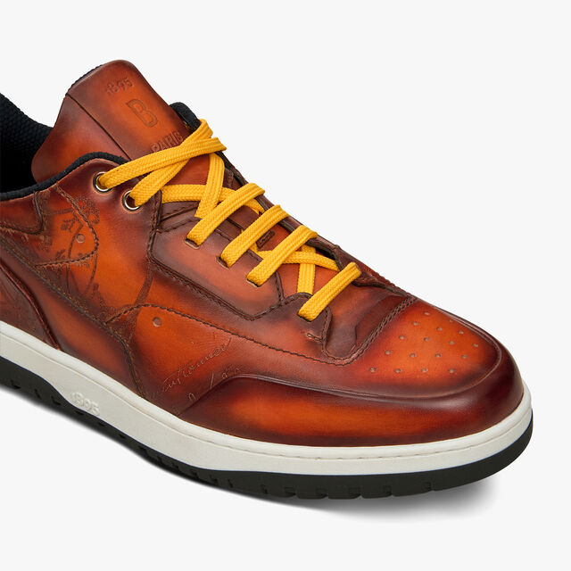 Playoff Scritto Leather Sneaker, HONEY, hi-res 6