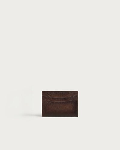 バンブー タングラム カードホルダー, Soft Brown & Midnight Blue, hi-res