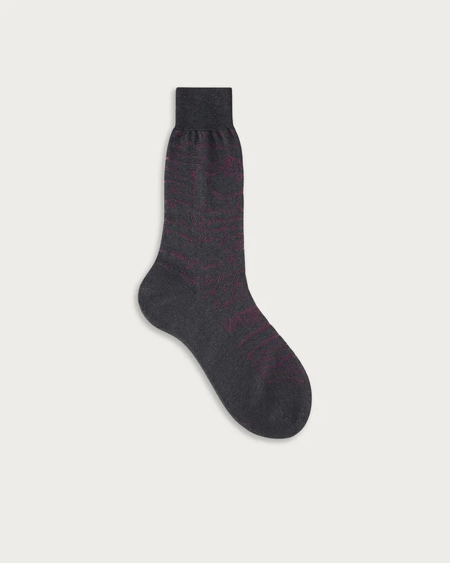 Chaussettes Fast Track, Anthracite, hi-res