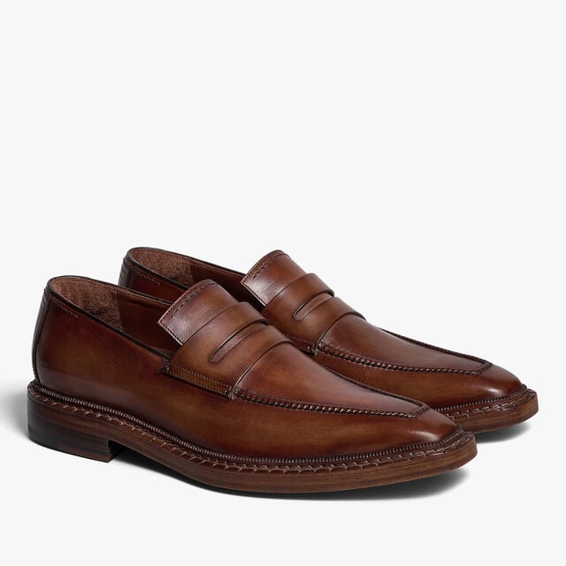 Andy Demesure Neo Parade Venezia Calf Leather Loafer, SEQUOIA, hi-res 4