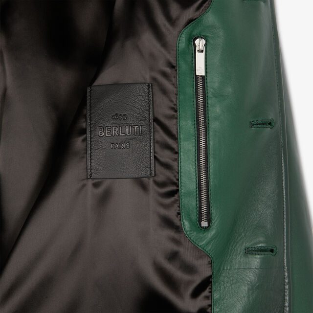 Patina Leather Blouson, DEEP TOURMALINE, hi-res 6