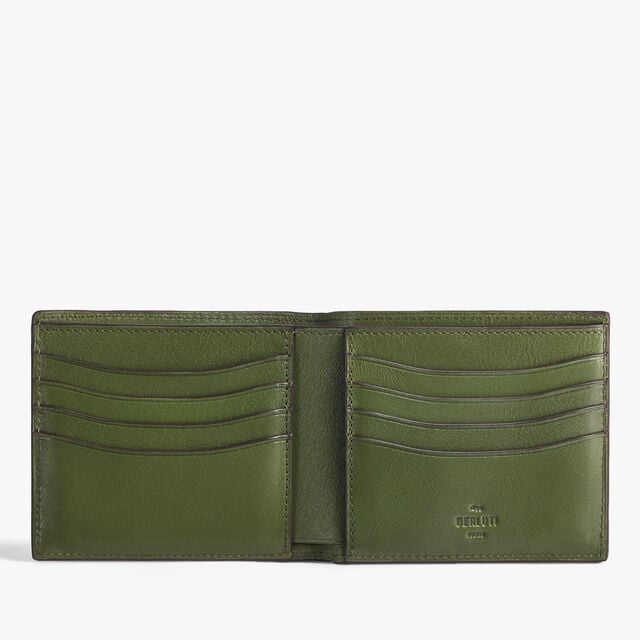 Makore Slim Andy Compact Wallet In Leather, CACAO INTENSO, hi-res 2