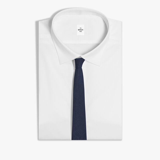 Classic Scritto Tie, MIDNIGHT BLUE, hi-res 2