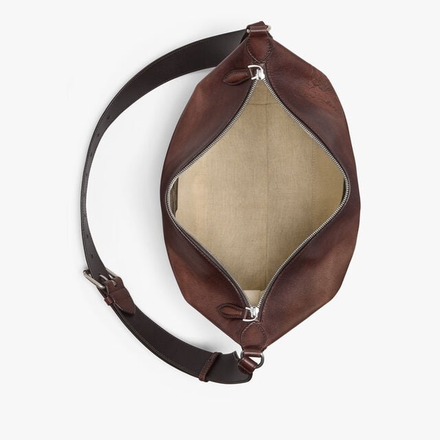 Sac Bandoulière Toujours Soft Zipped Hobo En Cuir, SOFT BROWN, hi-res 9