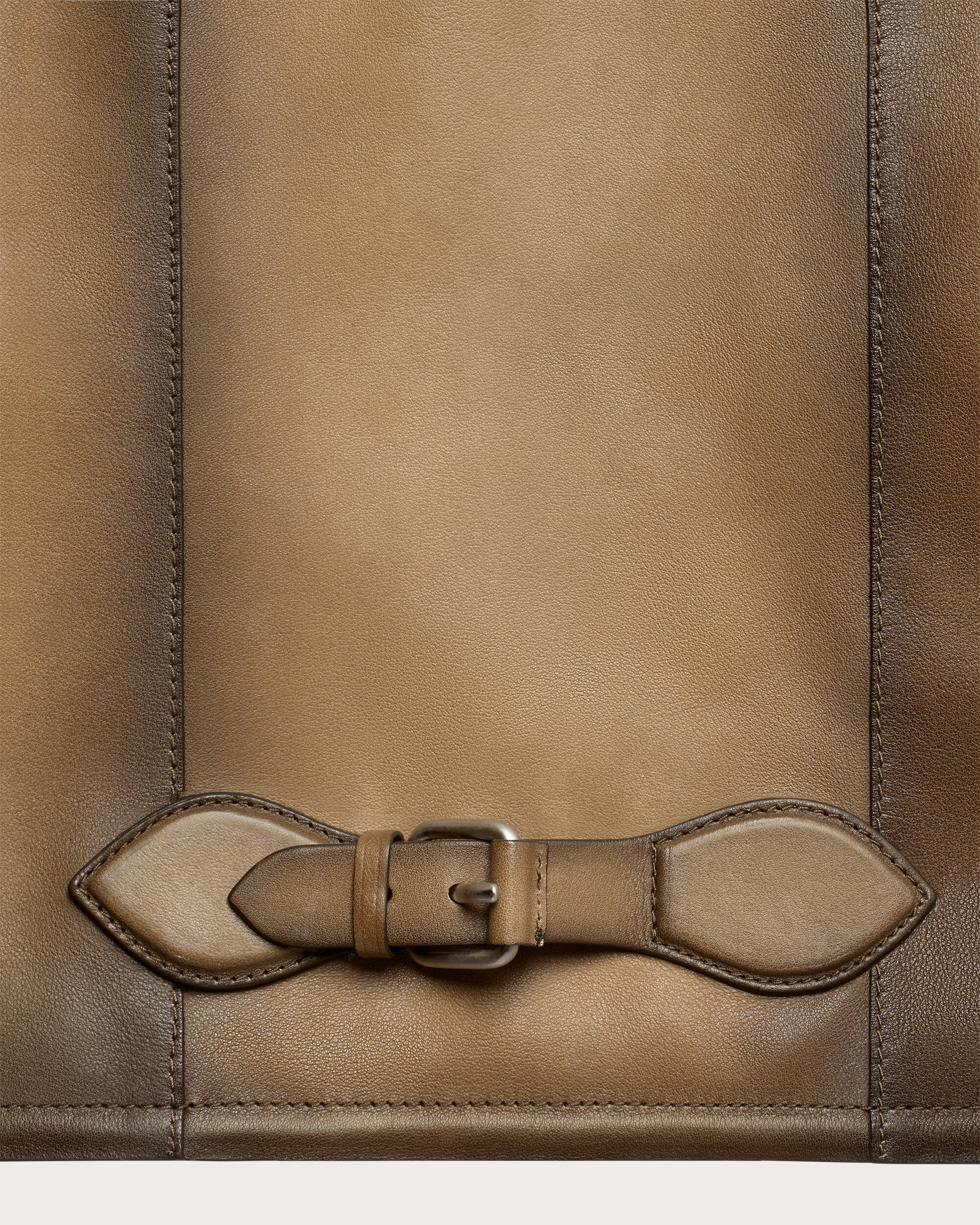 Leather Patina Un Jour Blouson, Fiamma Brass, Image 3