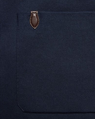 Double Face Knitted Pants, Cold Night Blue, hi-res