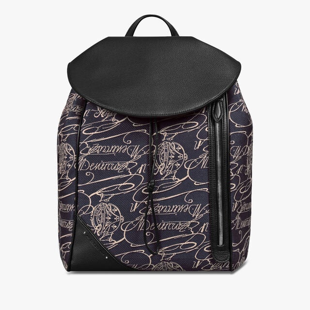 Nomad Scritto Arabesque Canvas Backpack, NAVY, hi-res 1
