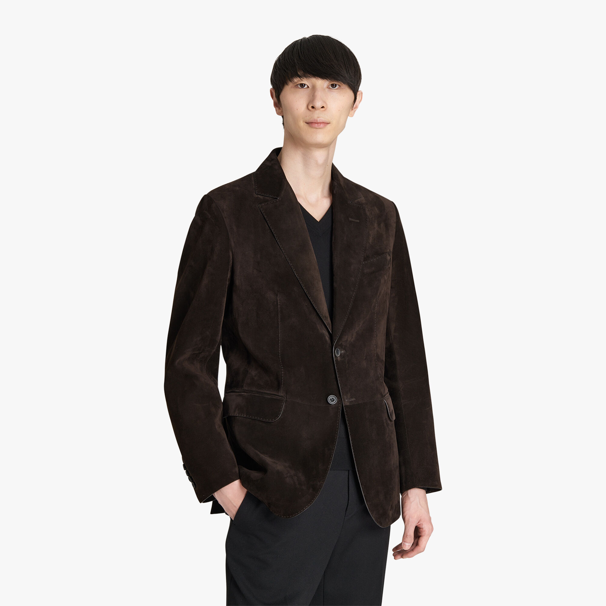 Suede blazer discount