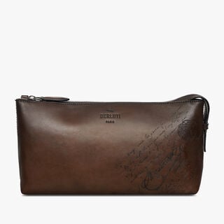Ivy Scritto Leather Pouch, TDM INTENSO, hi-res