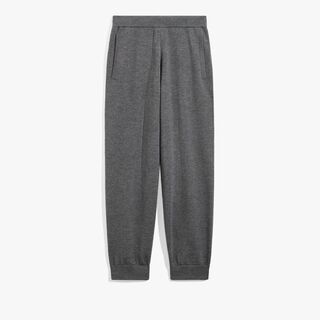 Leather Tab Joggpants, DARK LEAD, hi-res