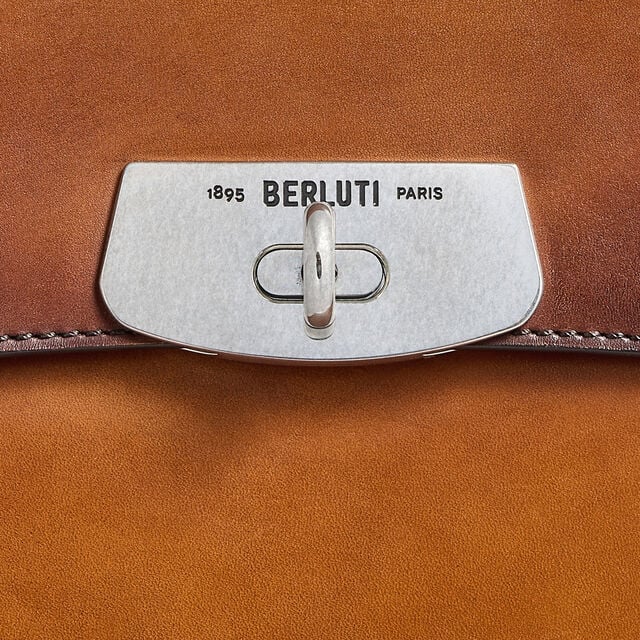 E'Mio Backpack In Leather, CACAO INTENSO, hi-res 7