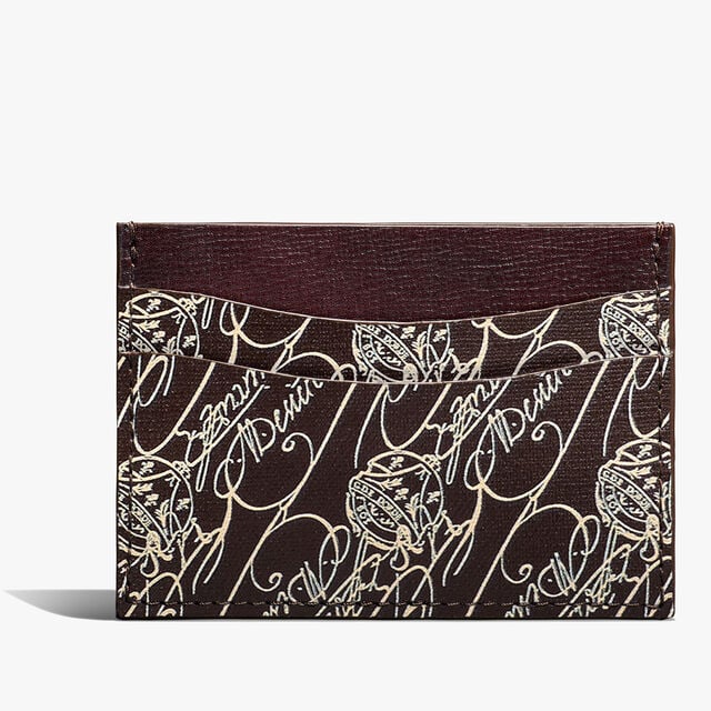 Bambou Toile Marbeuf Card Holder, DARK BROWN + MADURO, hi-res 2