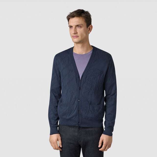 New Scritto Cardigan, COLD NIGHT BLUE, hi-res 2