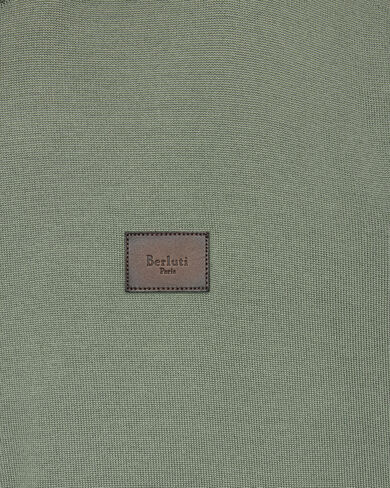 レザーディテール リバーシブル ブルゾン, Salvia, hi-res