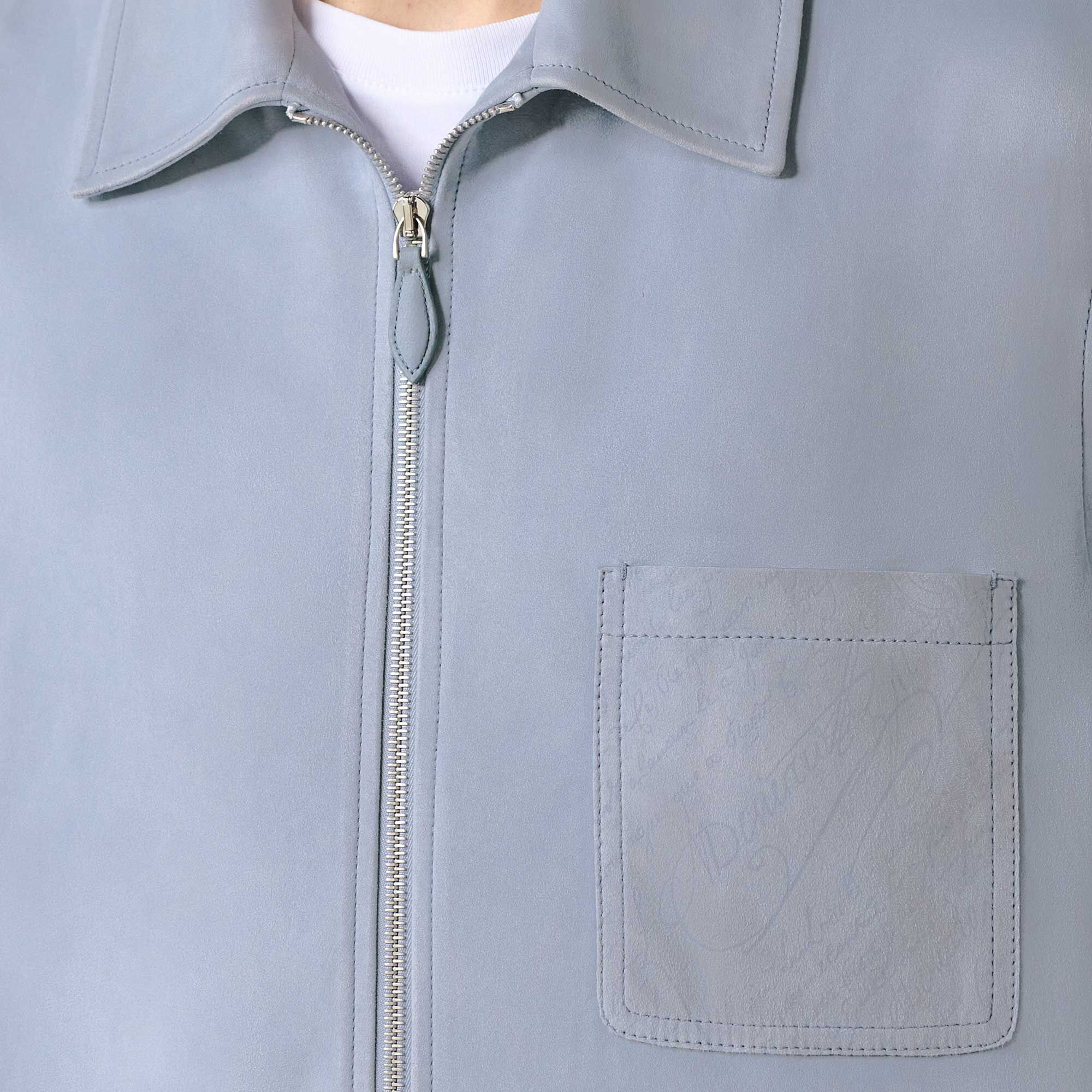 海外希少 Berluti 直営 刺しゅう入り オーバーシャツ スエード オーバーシャツ | ベルルッティ JP