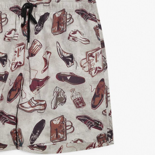 Iconic Summer Swim Shorts, ICONIC SUMMER BROWN, hi-res 4