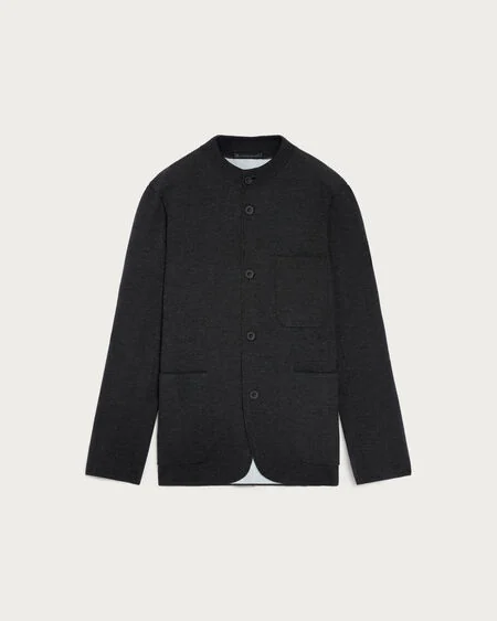 Dark Grey Melange & Duck Egg