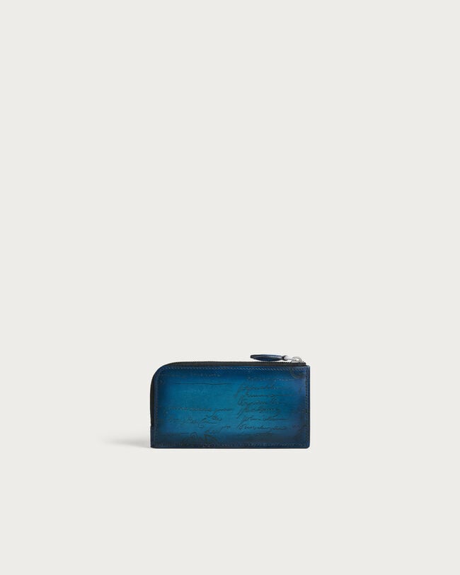 Koa Maxi Zipped Card Holder, Gasoline, hi-res