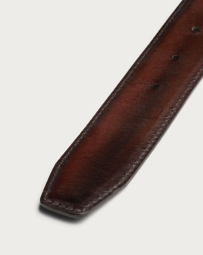 B Volute Reversible Belt, Chimere & Marron Ambre, hi-res