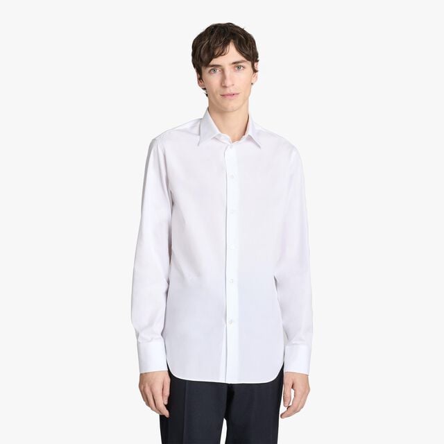 Chemise Alessandro En Popeline De Coton, PAPER WHITE, hi-res 2