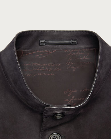 Patina Leather Foresti&egrave;re Jacket, Warm Purple Grey, hi-res