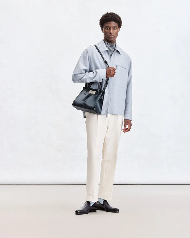 ルティ 25 メッセンジャーバッグ, Nero Blu, hi-res