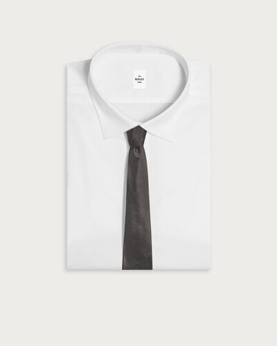 Gradient Scritto Pattern Tie, Anthracite, hi-res