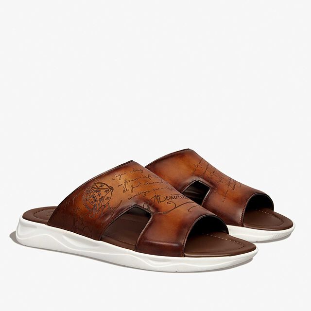Shadow Leather Sandal, CACAO INTENSO, hi-res 2