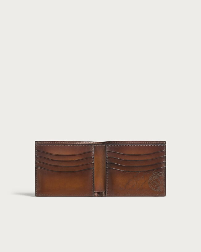 Makore Slim Compact Wallet, Black, hi-res