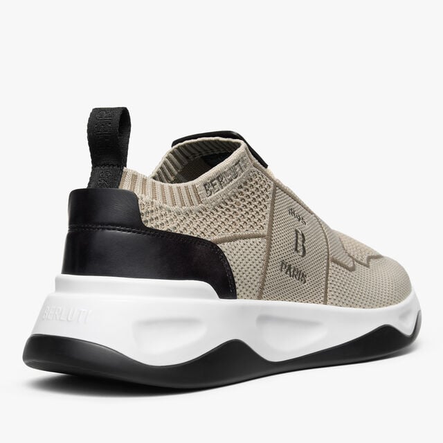 Sneaker Shadow En Maille Et Cuir, SAND, hi-res 5