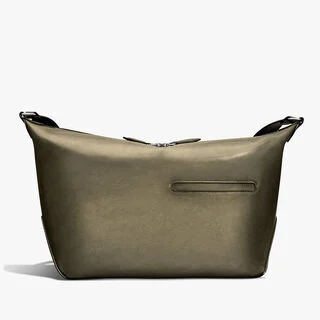 Toujours Soft Zipped Hobo Leather Messenger, SANDSTORM, hi-res